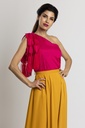 Blusa de rebozo con 1 hombro descubierto