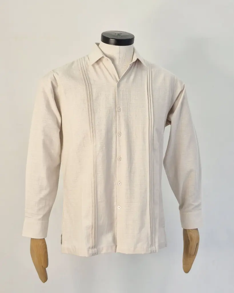 Guayabera Beige Lisa.webp