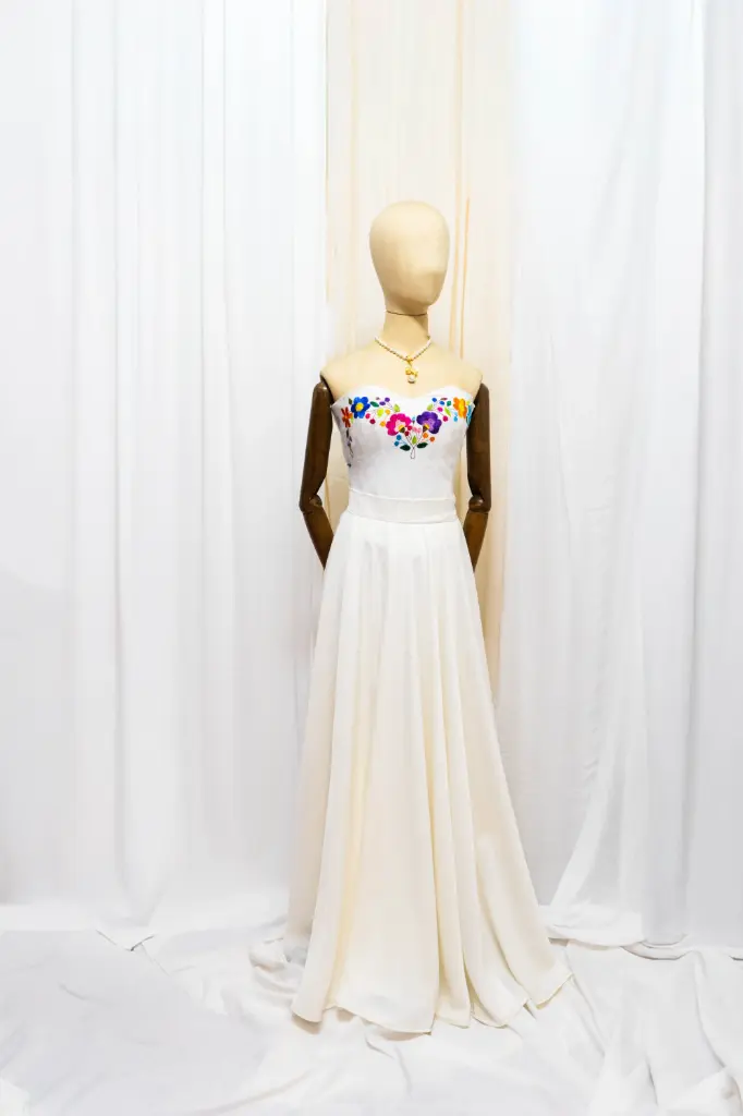 Clásico Bohemio (Telar de Pedal, Blanco-Marfil, S)