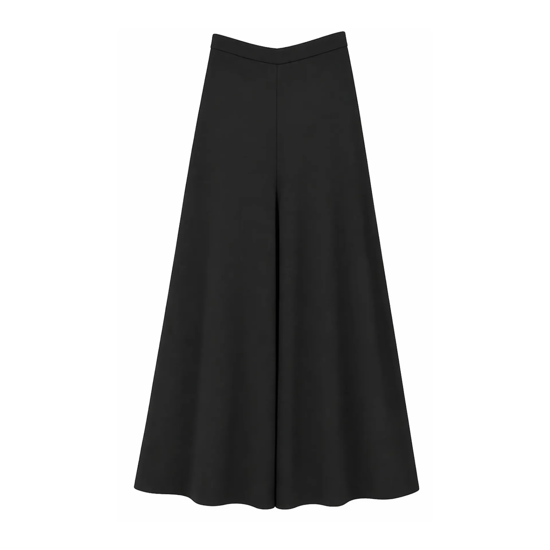 Pantalón TEO (Satín Crepé, Blanco-Marfil, S)