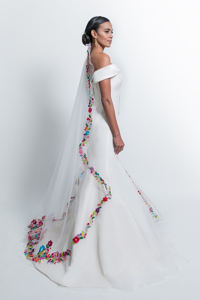 Velo Cauda para Novia (Blanco)