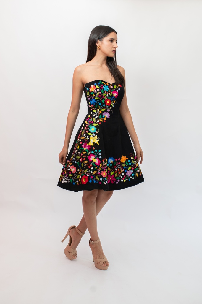 Vestido Paloma (Telar de Pedal, Blanco-Marfil, S)