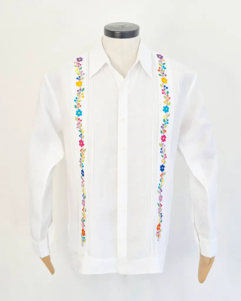 Camisa tipo Guayabera Clásica 01 M/L