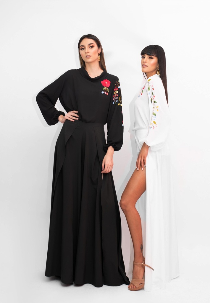 Pantalón Envolvente (Blanco-Marfil, S)