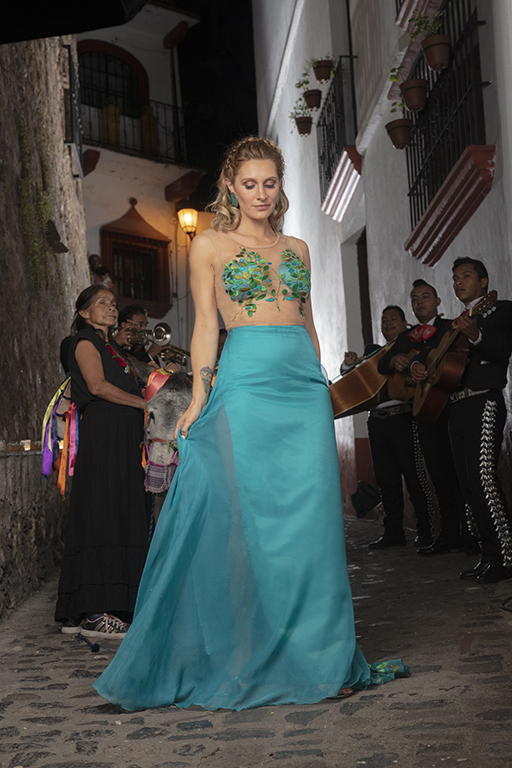 Falda Eva ligera (Blanco, S)