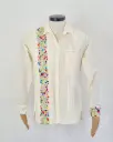 Guayabera Artesanal Bordado Oaxaca