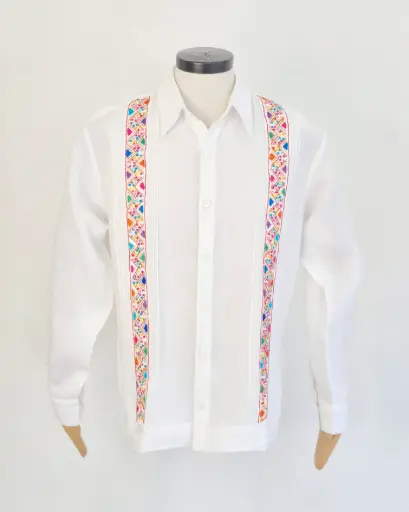 Camisa tipo Guayabera Clásica 02 M/L
